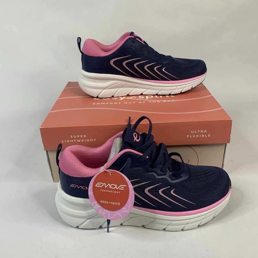 Easy Spirit Women's x Denise Austin Maelie EMOVE‎ Sneakers Blue & Pink Size 6 W